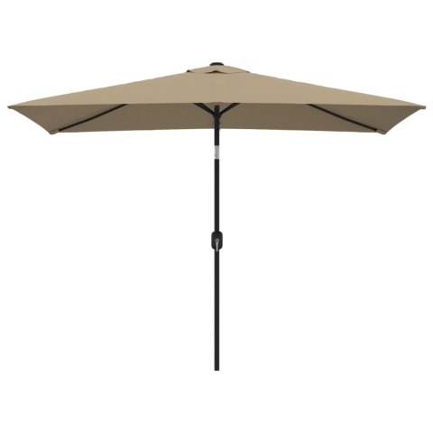 PARASOL OGRODOWY NA METALOWYM SŁUPKU 300X 200CM KOLOR TAUPE
