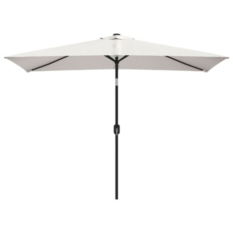 PROSTOKĄTNY PARASOL OGRODOWY BIAŁY 200X300CM