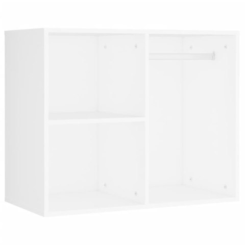 TOALETKA Z OŚWIETLENIEM LED I 2 SZAFKAMI BIAŁA