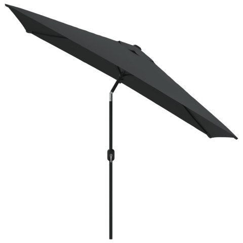 PARASOL OGRODOWY NA METALOWYM SŁUPKU 300X 200CM ANTRACYTOWY