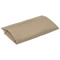ZAMIENNE POKRYCIE PARASOLA OGRODOWEGO 8 ŻEBER 350CM TAUPE