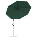 ZAMIENNE POKRYCIE PARASOLA OGRODOWEGO 8 ŻEBER 350CM ZIELONE