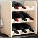STOJAK NA WINO 33X25X37CM LITE DREWNO SOSNOWE