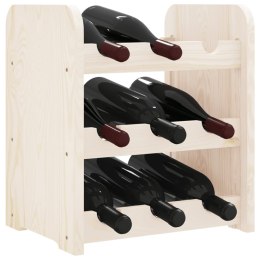 STOJAK NA WINO 33X25X37CM LITE DREWNO SOSNOWE