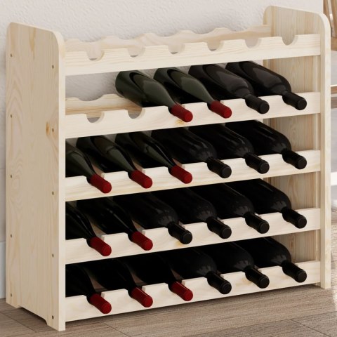 STOJAK NA WINO 67,5X25X60CM LITE DREWNO SOSNOWE