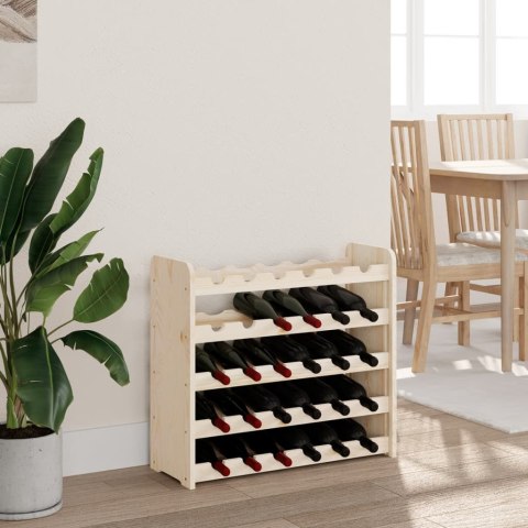 STOJAK NA WINO 67,5X25X60CM LITE DREWNO SOSNOWE