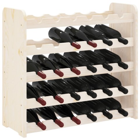 STOJAK NA WINO 67,5X25X60CM LITE DREWNO SOSNOWE