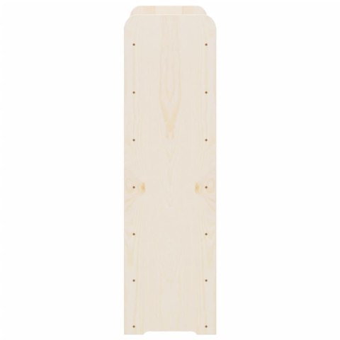 STOJAK NA WINO Z GÓRNĄ PÓŁKĄ 67,5X25X87CM DREWNO SOSNOWE