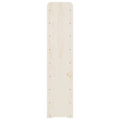 STOJAK NA WINO Z GÓRNĄ PÓŁKĄ 72,5X25X111,5CM DREWNO SOSNOWE