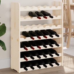 STOJAK NA WINO 67,5X25X87CM LITE DREWNO SOSNOWE