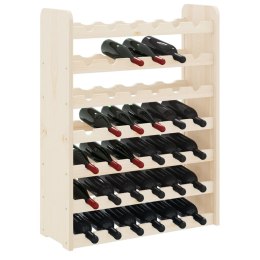 STOJAK NA WINO 67,5X25X87CM LITE DREWNO SOSNOWE