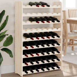 STOJAK NA WINO 72,5X25X111,5CM LITE DREWNO SOSNOWE