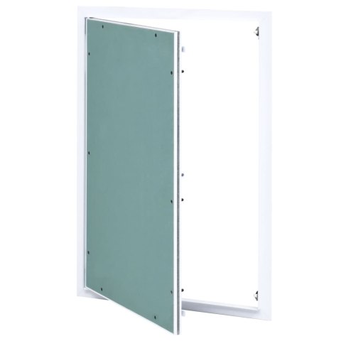 PANEL REWIZYJNY Z ALUMINIOWĄ RAMĄ I PŁYTĄ Z GIPSU 400X600MM