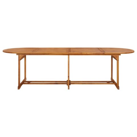 OGRODOWY STÓŁ JADALNIANY 280X90X75CM LITE DREWNO AKACJOWE