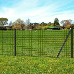 EURO OGRODZENIE STALOWE 10X 0,8M SZARE