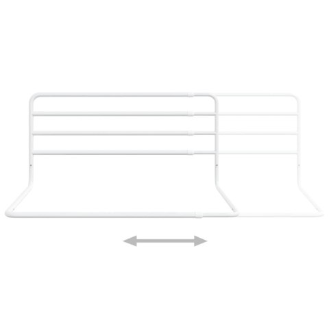 BARIERKA ZABEZPIECZAJĄCA DO ŁÓŻKA BIAŁA (76-137)X55 ŻELAZNA