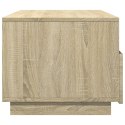 STOLIK KAWOWY Z OŚWIETLENIEM LED DĄB SONOMA 90X49X40CM