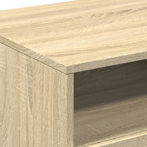 STOLIK KAWOWY Z OŚWIETLENIEM LED DĄB SONOMA 90X49X40CM