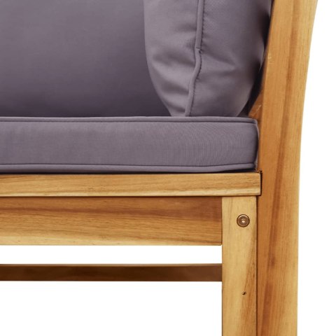 2-CZ. ZESTAW WYPOCZYNKOWY DO OGRODU Z PODUSZKAMI AKACJOWY