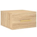 WISZĄCE SZAFKI NOCNE 2 SZT. DĄB SONOMA 35X35X20CM
