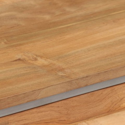 SZAFKA TV DREWNO TEKOWE Z RECYKLINGU I STAL 120X30X40CM