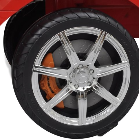 MERCEDES BENZ - SAMOCHÓD ZABAWKA DLA DZIECI NAPĘDZANY NOGAMI CZERWONY