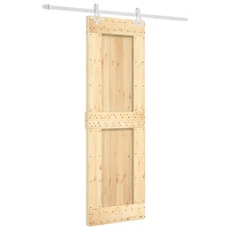 DRZWI PRZESUWNE Z OSPRZĘTEM 70X210CM LITE DREWNO SOSNOWE