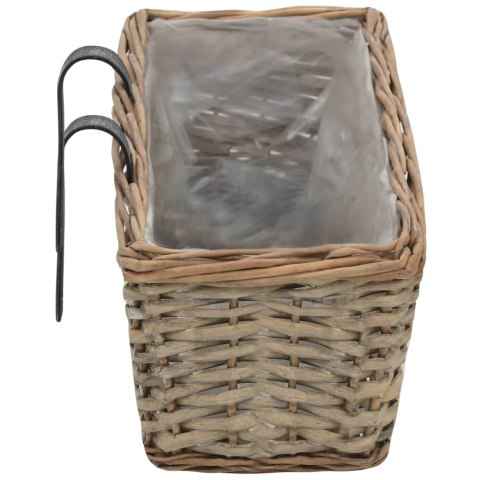 DONICE BALKONOWE 2 SZT WIKLINA Z WYŚCIÓŁKĄ Z PE 60CM