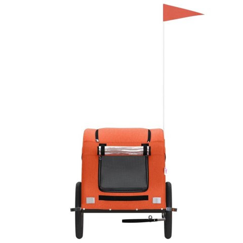 PRZYCZEPKA ROWEROWA DLA ZWIERZĄT TKANINA OXFORD I ŻELAZO