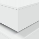 STOLIK KAWOWY Z OŚWIETLENIEM LED BIAŁY 50X50X40CM