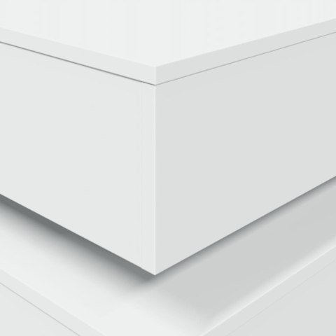 STOLIK KAWOWY Z OŚWIETLENIEM LED BIAŁY 50X50X40CM