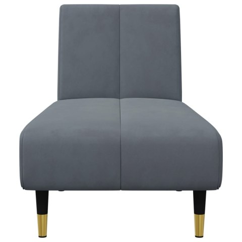 2-CZ. KOMPLET WYPOCZYNKOWY CIEMNOSZARY AKSAMITNY