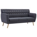 3-OSOBOWA SOFA TKANINA 172X70X82CM CIEMNOSZARA