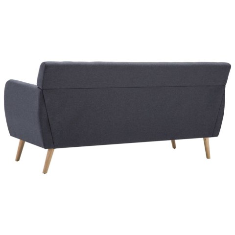 3-OSOBOWA SOFA TKANINA 172X70X82CM CIEMNOSZARA
