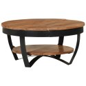 STOLIK KAWOWY 65X 65X 32CM LITE DREWNO AKACJOWE