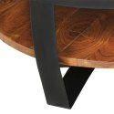 STOLIK KAWOWY 65X 65X 32CM LITE DREWNO AKACJOWE