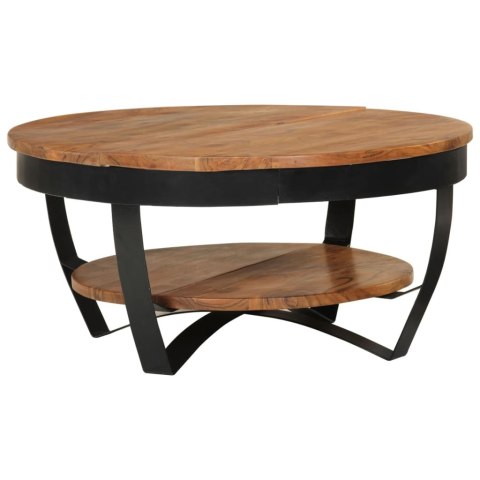 STOLIK KAWOWY 65X 65X 32CM LITE DREWNO AKACJOWE