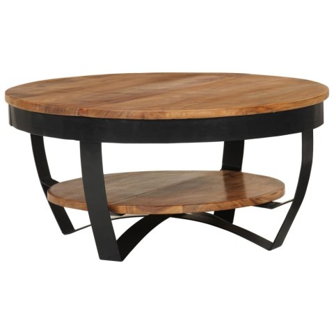 STOLIK KAWOWY 65X 65X 32CM LITE DREWNO AKACJOWE