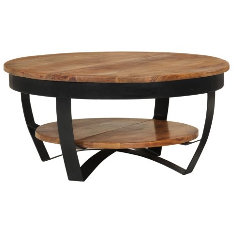STOLIK KAWOWY 65X 65X 32CM LITE DREWNO AKACJOWE