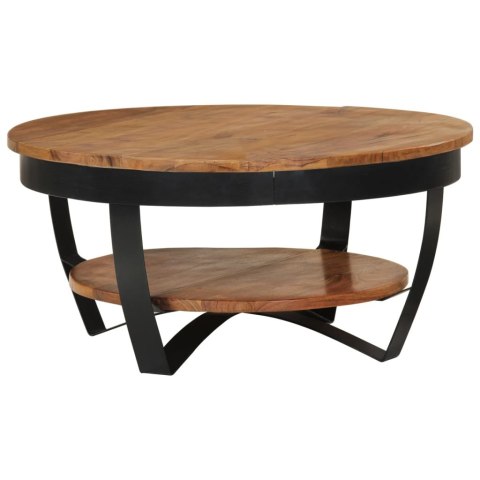 STOLIK KAWOWY 65X 65X 32CM LITE DREWNO AKACJOWE