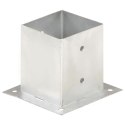 PODSTAWY SŁUPÓW 4 SZT. GALWANIZOWANY METAL 121MM