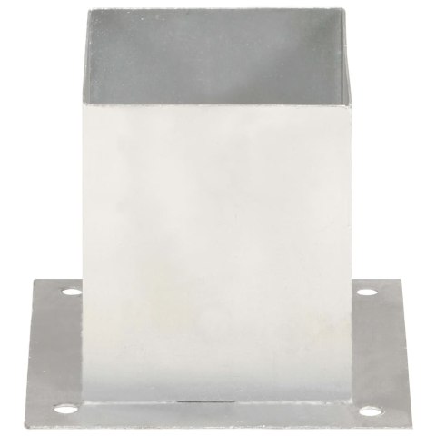 PODSTAWY SŁUPÓW 4 SZT. GALWANIZOWANY METAL 121MM