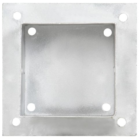 PODSTAWY SŁUPÓW 4 SZT. GALWANIZOWANY METAL 121MM