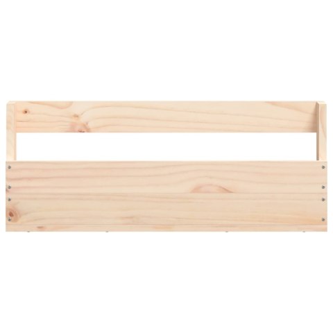 ŚCIENNE PÓŁKI NA BUTY, 2 SZT., 59X9X23 CM, SOSNA