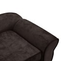 SOFA DLA PSA BRĄZOWA 72X45X30CM PLUSZOWA