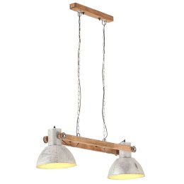 INDUSTRIALNA LAMPA WISZĄCA 25 W SREBRNA 109CM E27