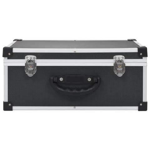 WALIZKA NA 60 PŁYT CD ALUMINIOWA ABS CZARNA