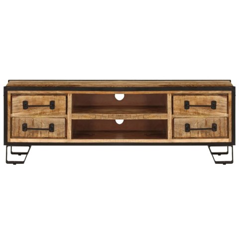 SZAFKA POD TV Z SZUFLADAMI 120X30X40CM DREWNO MANGO