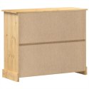 KOMODA CORONA 110X43X91CM LITE DREWNO SOSNOWE