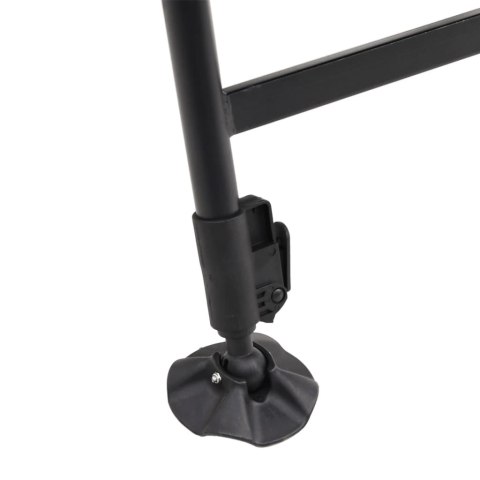 ŁÓŻKO WĘDKARSKIE REGULOWANE NOGI DO BŁOTA SKŁADANE ZIELONE